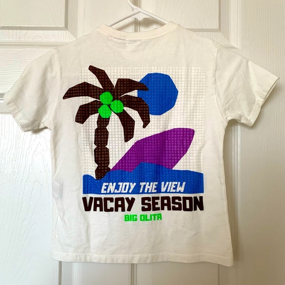 Zara Kids Cotton Unisex Tee - size 4-5 - Picture 2 of 6